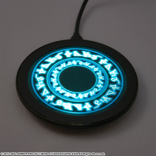 【新品未使用】ワイヤレス充電パッド　ザオラル　光るスライムフィギュア付き ドラゴンクエストX オンライン ワイヤレス充電パッド ザオラル