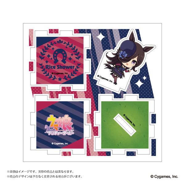 ウマ娘×ファイターズ　A3アクリル記念プレート グッズ: ウマ娘 プリティーダービー キャラぷち アクリルパズル