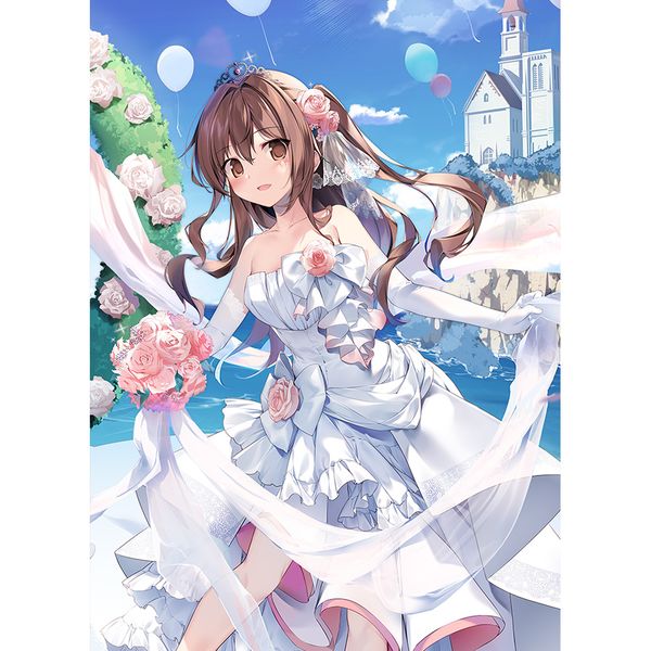 グッズ: karory先生 描き下ろしB2タペストリー 蒼海舞香／ウエディング