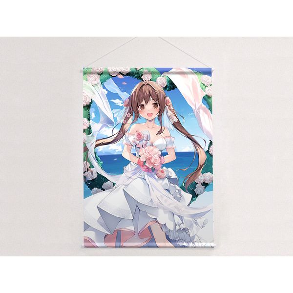 グッズ: karory先生 描き下ろしB2タペストリー 蒼海夏音／ウエディング