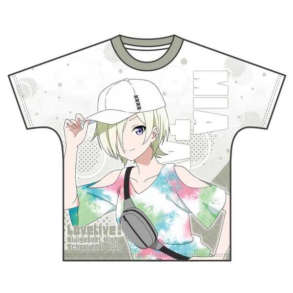 アパレル: ラブライブ！虹ヶ咲学園スクールアイドル同好会 フルグラフィックTシャツ 夏服 ミア・テイラー: ムービック｜キャラアニ.com