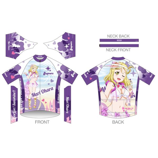 ラブライブ！ サンシャイン!! 小原鞠莉 Aqours サイクルジャージ 等 ラブライブ！サンシャイン!!」サイクルジャージ【小原鞠莉Ver