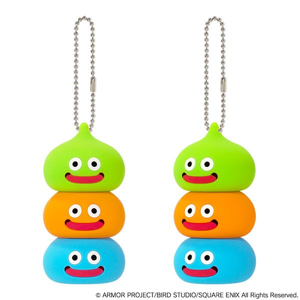 【2種】ドラゴンクエスト 立体シリコン モンスターキーホルダー ドラゴンクエスト 立体シリコン モンスターキーホルダー