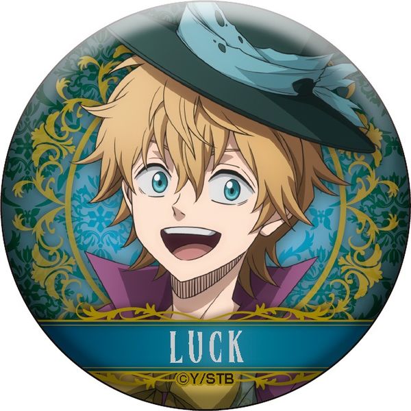 ブラッククローバー フエゴレオン ロング缶バッジ Amazon】ブルー