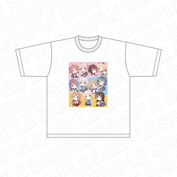 ゆるゆり×サンリオキャラクターズ Tシャツ ミントグリーン ゆるゆり Tシャツ ゆるゆり×サンリオキャラクターズ Tシャツ ミント