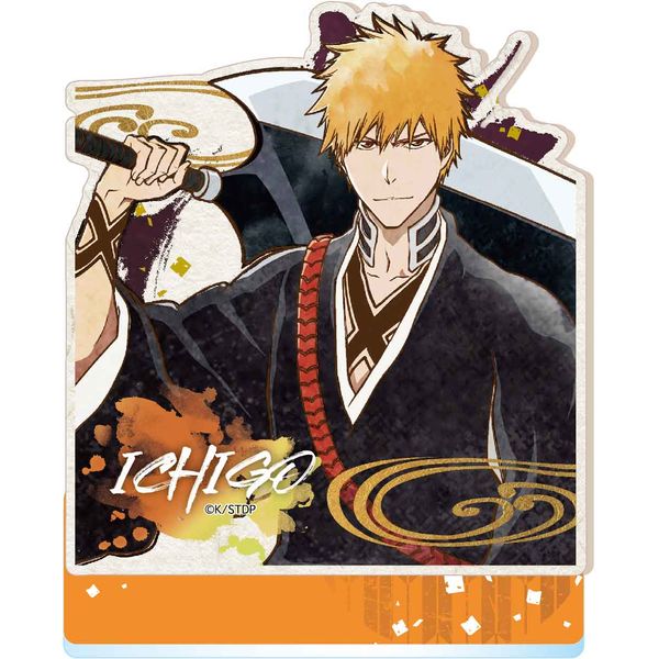 ブリーチ BLEACH 黒崎一護 黒崎 ⑨ 一護 バッジ いちご アクリルバッジ