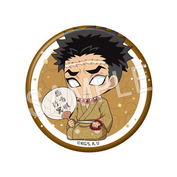 鬼滅の刃　ぺたん娘　夏祭り vol.2 伊黒　蜜璃　アクリルスタンド　缶バッジ グッズ: 鬼滅の刃 ぺたん娘トレーディング缶バッジ 夏祭りver