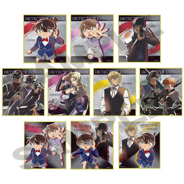 グッズ: 名探偵コナン トレーディングミニ色紙 【1BOX