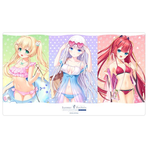 グッズ: Summer Pockets REFLECTION BLUE ラバーマット しろは