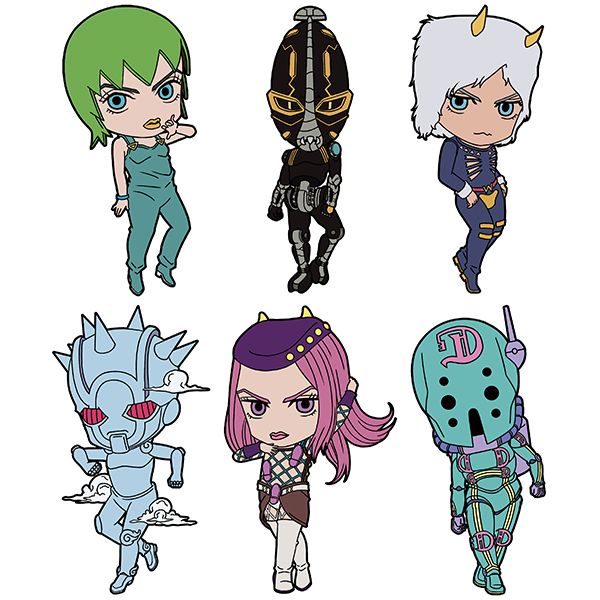 ジョジョの奇妙な冒険 ジョジョコレ ラバスト 等 ジョジョの奇妙な冒険 ラバーマスコットコレクション03