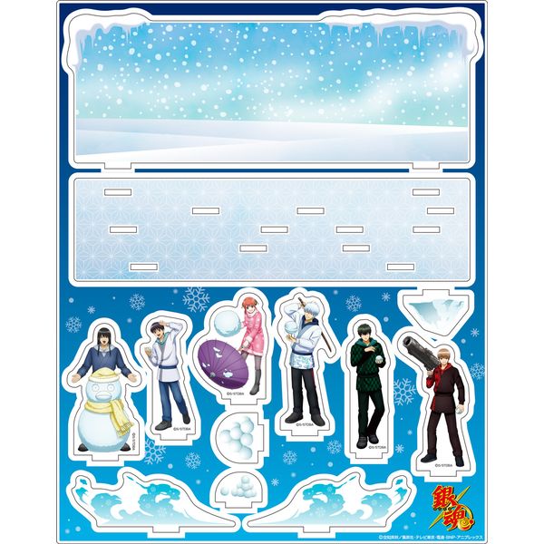 グッズ: 銀魂 アクリルジオラマ 雪合戦ver.: メディコス