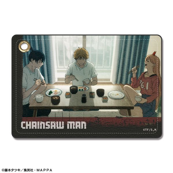 グッズ: チェンソーマン レザーパスケース デザイン11 デンジ＆早川