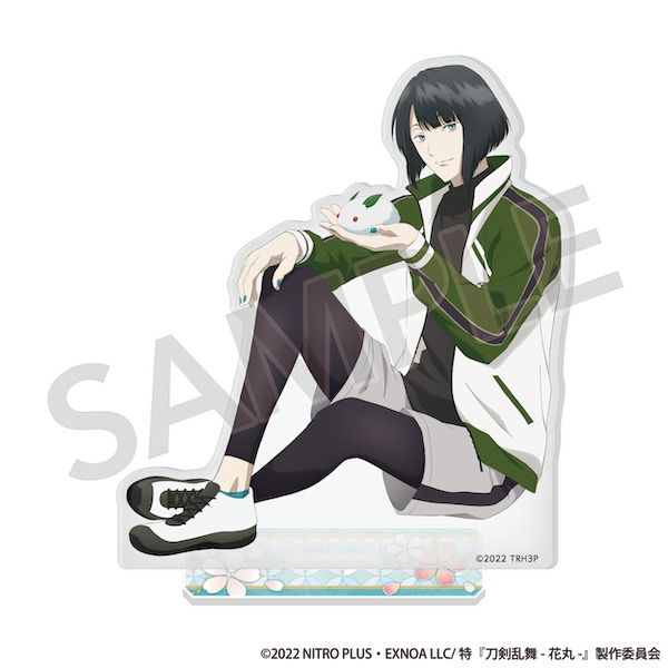 刀剣乱舞 松井江 刀猫男士 軽装 花丸 アニカフェ アクリル ファイル