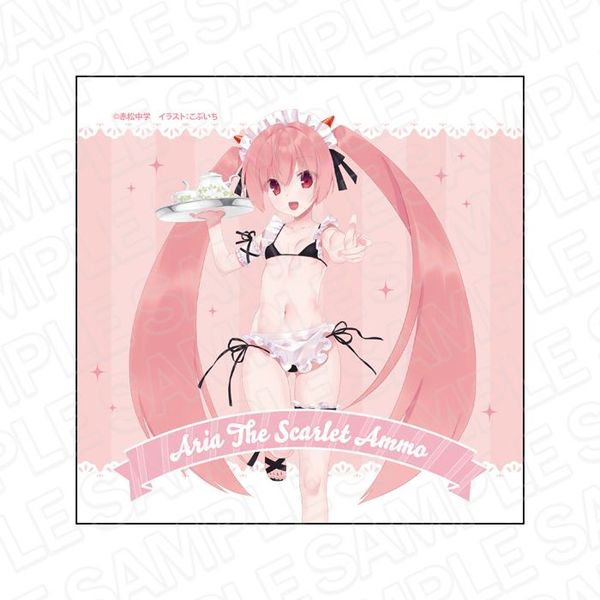 緋弾のアリア　メモリアルアート　水着メイド グッズ: 緋弾のアリア マイクロファイバー 神崎・H・アリア 水着メイド