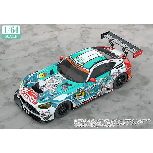 フィギュア: 初音ミク GTプロジェクト 1/64 グッドスマイル 初音ミク AMG 2023 開幕戦Ver.: グッドスマイル レーシング｜キャラアニ.com