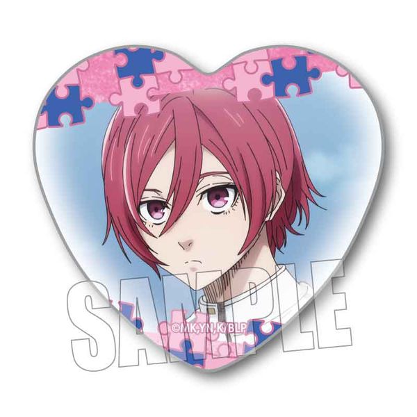 グッズ: ブルーロック メモリーズハート缶バッジ Part2 千切豹馬（高校