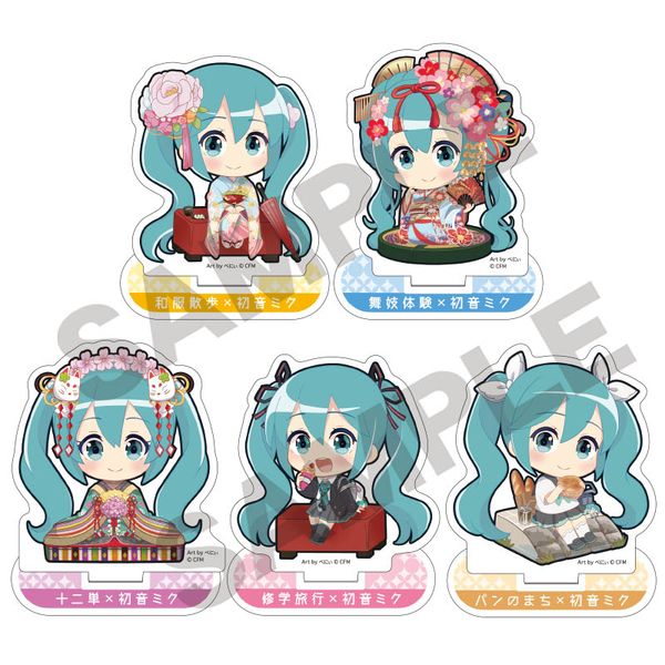 グッズ: 初音ミク トレーディングアクリルスタンド はんなり京都 【1BOX】: クラックス｜キャラアニ.com