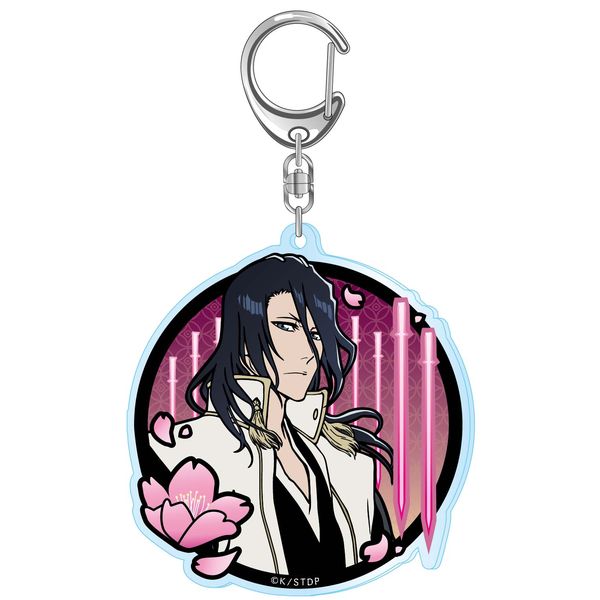 グッズ: BLEACH 切り絵シリーズ アクリルキーホルダー 朽木白哉