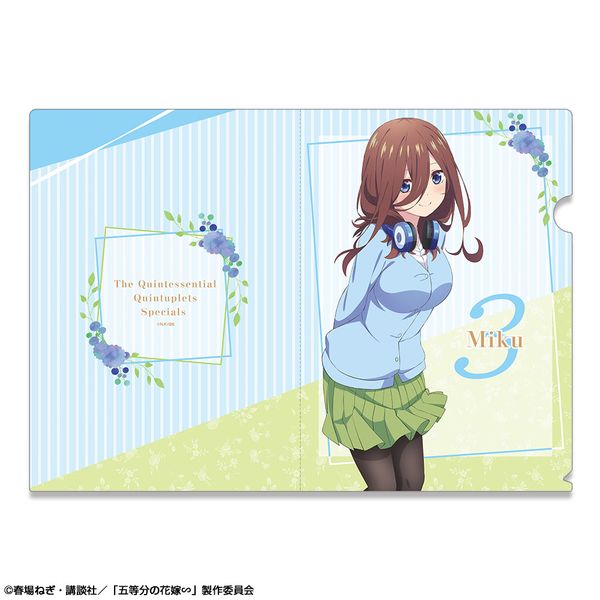 [値段交渉可！]五等分の花嫁 3巻 クリアファイル 五等分の花嫁∽」クリアファイルの受注を開始！ | 株式会社アズ
