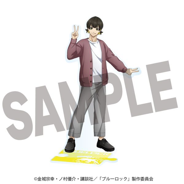 ブルーロック ラウンドワン フォト風カード ステッカー クリア