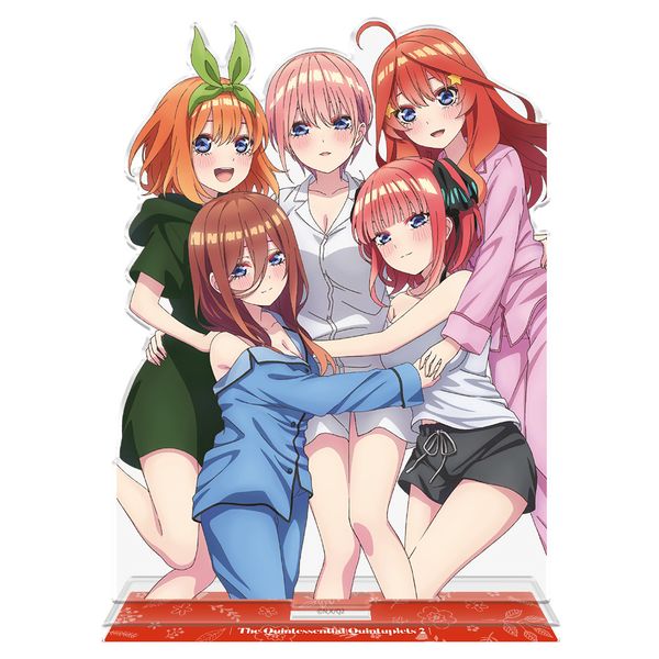 五等分の花嫁 コミケ 巫女 アクリルスタンド 一花 二乃 三玖 四葉 五月