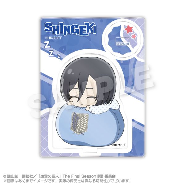 グッズ: 進撃の巨人 ふわみんアクリルマスコット ミカサ