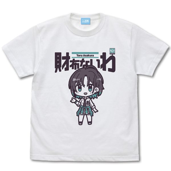 アパレル: アイドルマスター シャイニーカラーズ 浅倉透 財布ないわ Tシャツ WHITE XL: コスパ｜キャラアニ.com