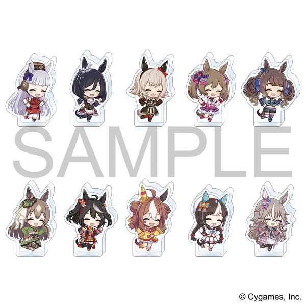雑貨　全10種セット 「ウマ娘 プリティーダービー ころっと アクリルフィギュアコレクション よーいどん! vol.1」 グッズ: ウマ娘 プリティーダービー ころっと アクリル