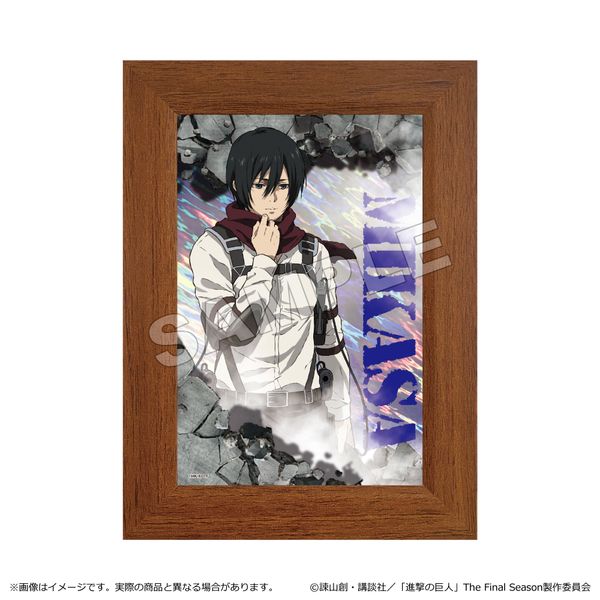 【60％OFF】 グッズ: ミカサ ミニメタルアート Season Final The 進撃の巨人 その他