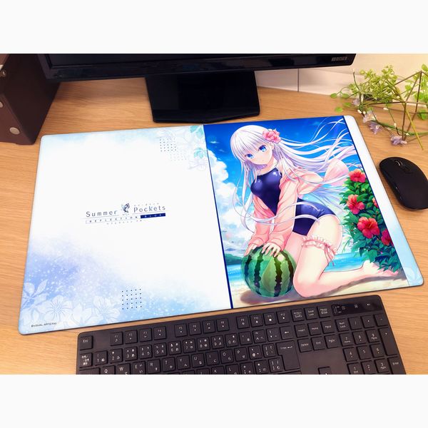 Summer Pockets　鳴瀬しろは　サマーポケッツ プレイマット　しろは Summer Pockets REFLECTION BLUE]ラバーマット（鳴瀬しろは／Sound）