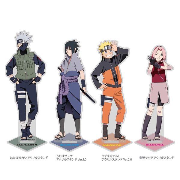 NARUTO疾風伝　うちはサスケ　カカシ　ナルト和傘　絵馬　アクスタ　キャラアニ NARUTO疾風伝 うちはサスケ カカシ ナルト和傘 絵馬 アクスタ
