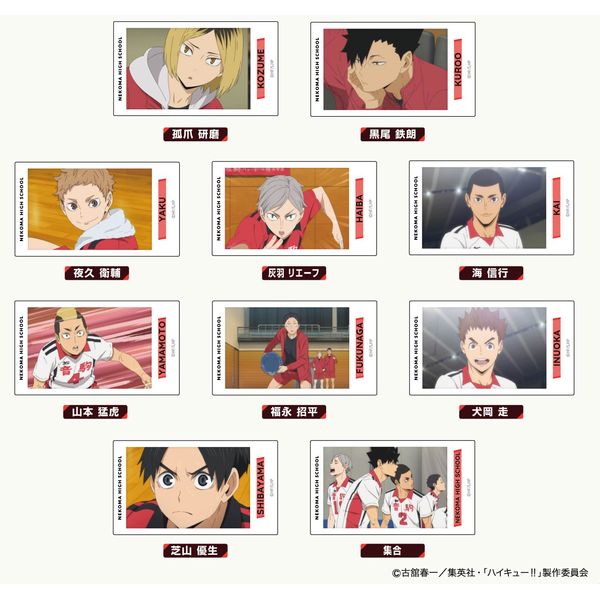 グッズ: ハイキュー!! アクリルバッジ Vol.2 音駒高校BOX 【1BOX