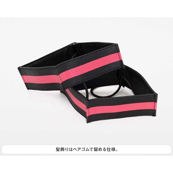 コスプレ☆初音ミク４点セット☆縞エナメルビキニ☆ノースリーブ☆アームホルダー 新品】初音ミク コスプレ4点セット ボーカロイドVOCALOID 衣装