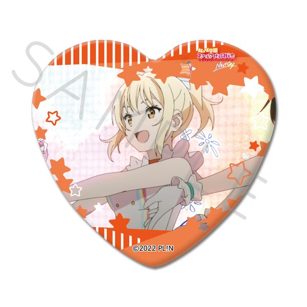 缶バッジ 宮下愛 朝香果林 ANIPLUS 韓国限定 ハート缶バッジ 缶バッジ 宮下愛 朝香果林 ANIPLUS 韓国限定 ハート缶バッジ