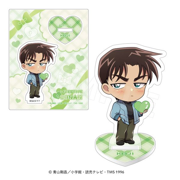 グッズ: 名探偵コナン アクリルスタンド カラフルはーと 服部