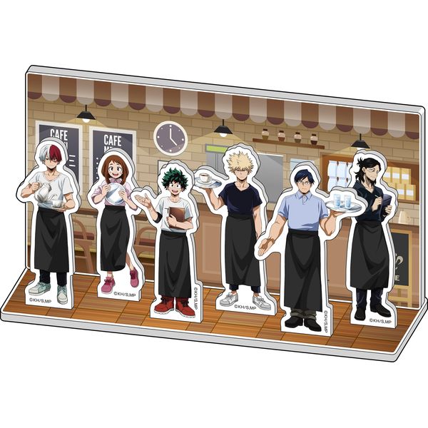 グッズ: 僕のヒーローアカデミア 描き下ろしアクリルジオラマ カフェ