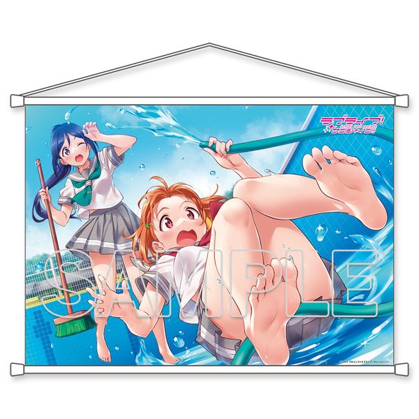 グッズ: ラブライブ！サンシャイン!! B2タペストリー Aqours