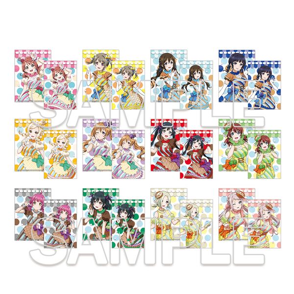 LoveLive!Days5周年記念 ラブライブ！虹ヶ咲学園スクールアイドル同好会 トレーディングミニクリアファイル＆ポストカード 【1ピース】