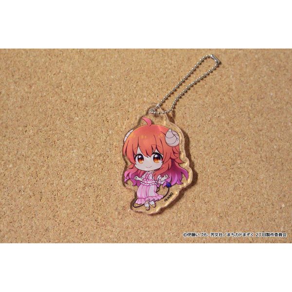 稚野まちこ　香水　アクリルキーホルダー グッズ: まちカドまぞく 2丁目 ぷちちょこミニアクリル