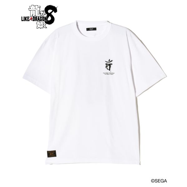 【龍が如く8 × glamb】Kazuma Kiryu T-shirts White