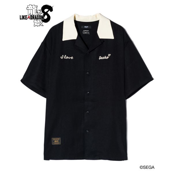 【龍が如く8 × glamb】Saeko Mukoda Shirts Black 