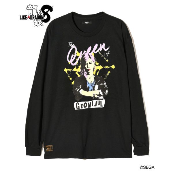 y@8 ~ glambzSeonhee Long Sleeves T-shirt Black 