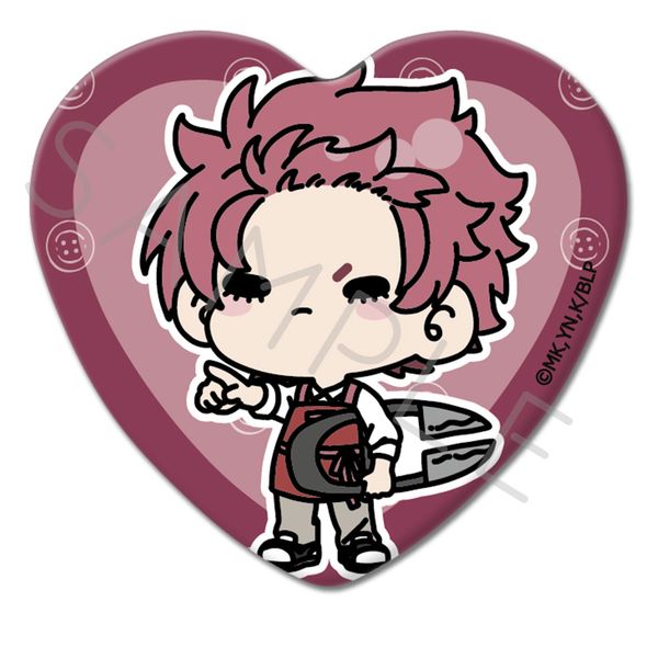 グッズ: ブルーロック ハート型缶バッジ M-CJ 糸師冴: シンク