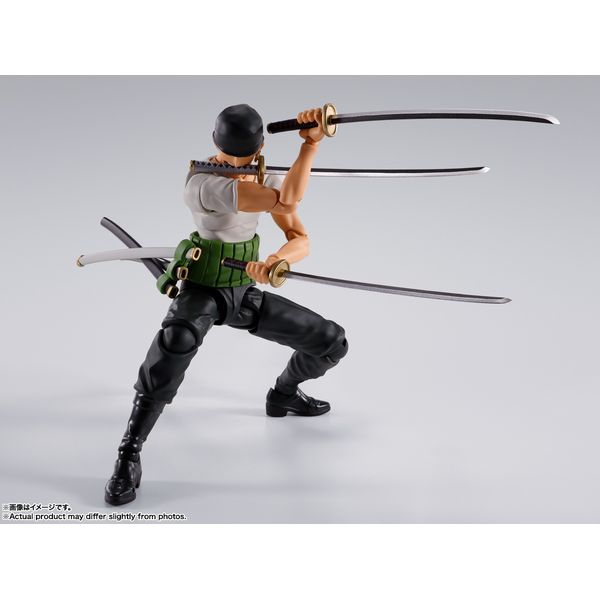 ワンピースロロノアゾロ冒険の夜明けフィギュア S.H.Figuarts ロロノア・ゾロ -冒険の夜明け- | 魂ウェブ