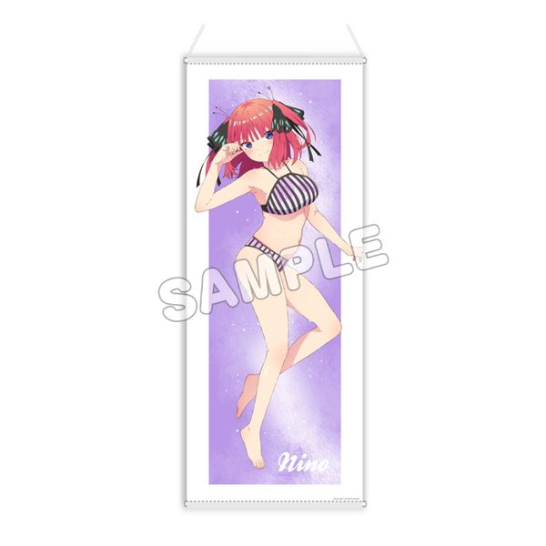 グッズ: 五等分の花嫁∽ 描き下ろしほぼ等身大タペストリー（水着 