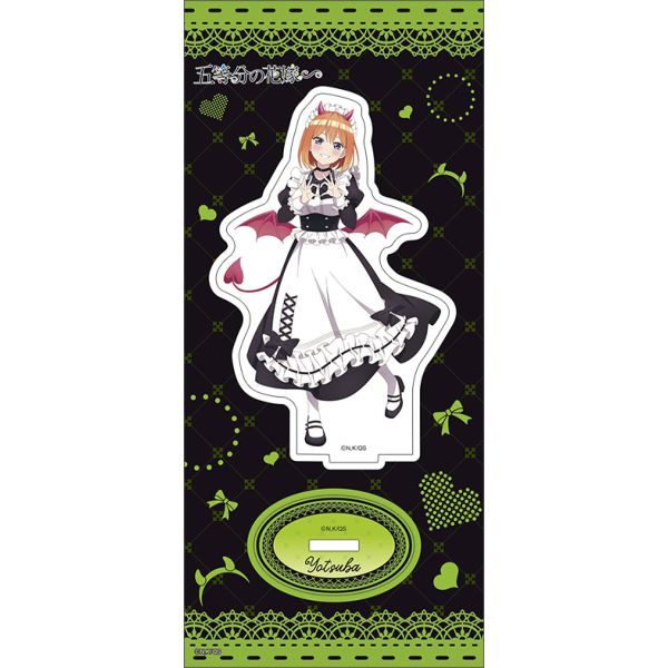五等分の花嫁　中野四葉　小悪魔メイド　缶バッジ　アップ 五等分の花嫁∽_ノーブルアート／（小悪魔メイド） 中野四葉