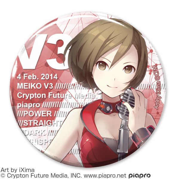 MEIKO V3 65mm缶バッジ