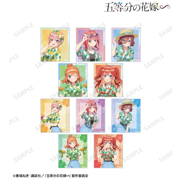 特典イラスト 眠 キャラクターコンプ 70枚 五等分の花嫁