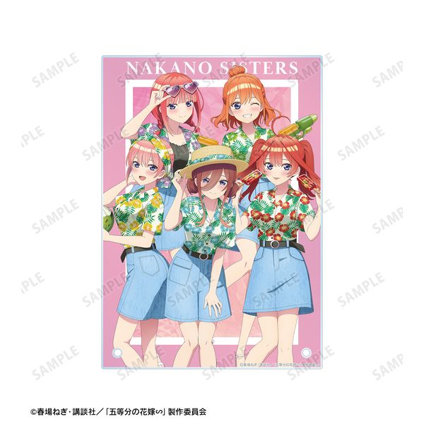 五等分の花嫁 アロハシャツ描き下ろし　アクリルパネル 五等分の花嫁∽「アロハシャツ Ver.」描き下ろしグッズ 12月一般