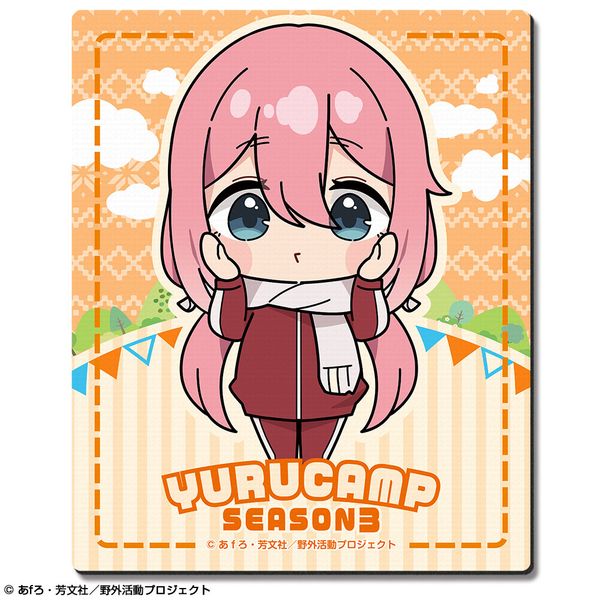 ゆるキャン△ SEASON3 ラバーマウスパッド デザイン02 各務原なでしこ B ゆるぷに